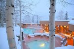 Heated outdoor pool and two hot tubs 
